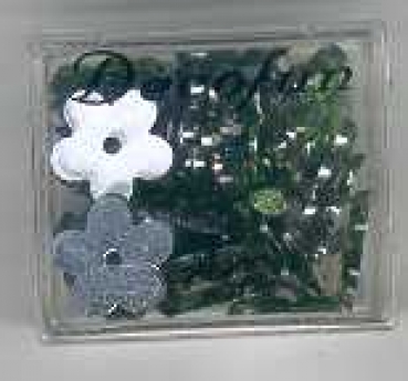 Acrylblume grün